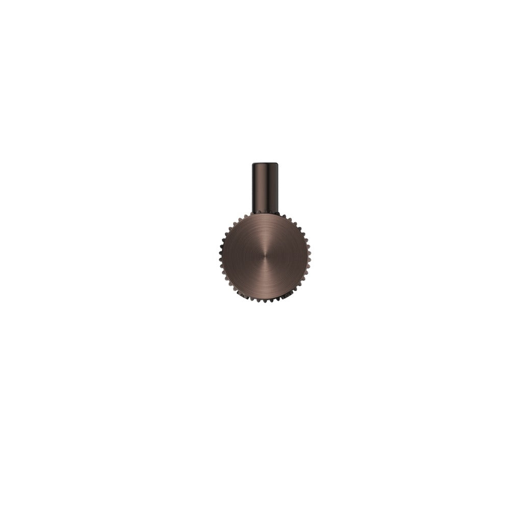 Mica Fluted Robe Hook - Dusk Bronze
