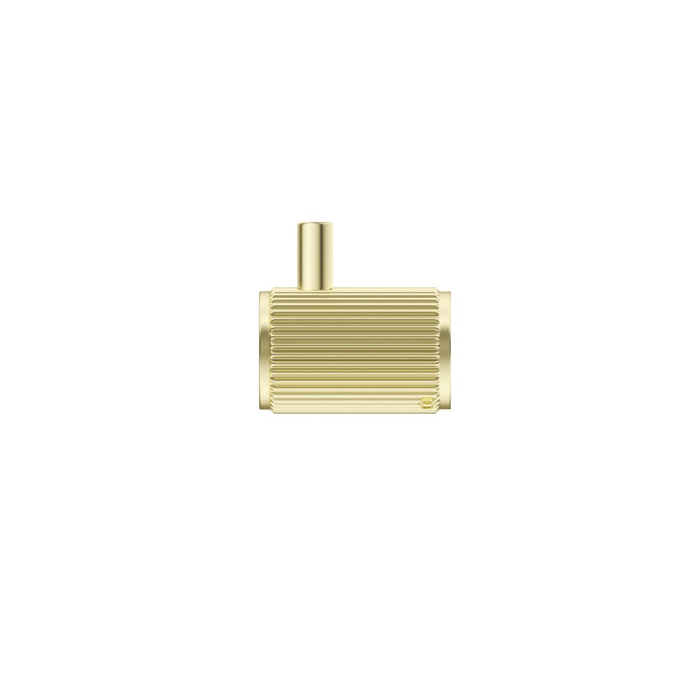 Mica Fluted Robe Hook - French Gold