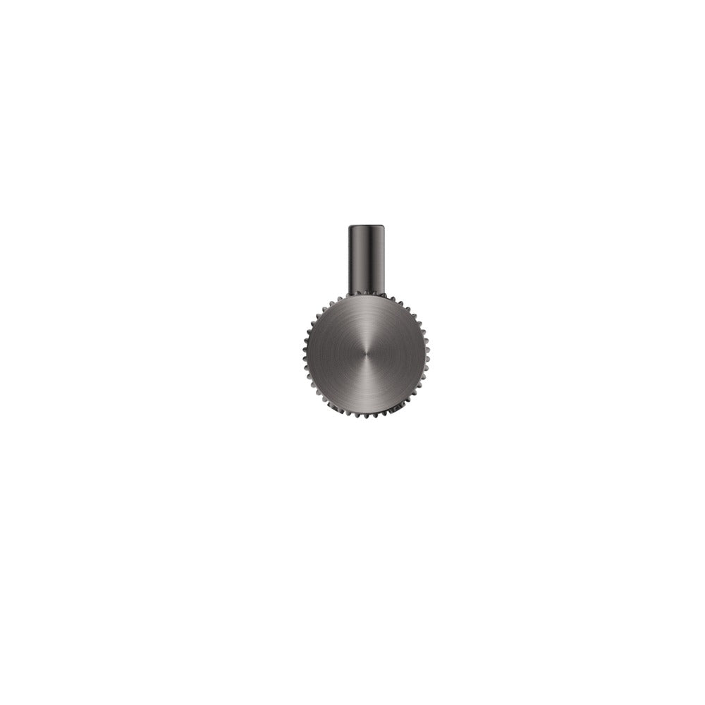 Mica Fluted Robe Hook - Gunmetal