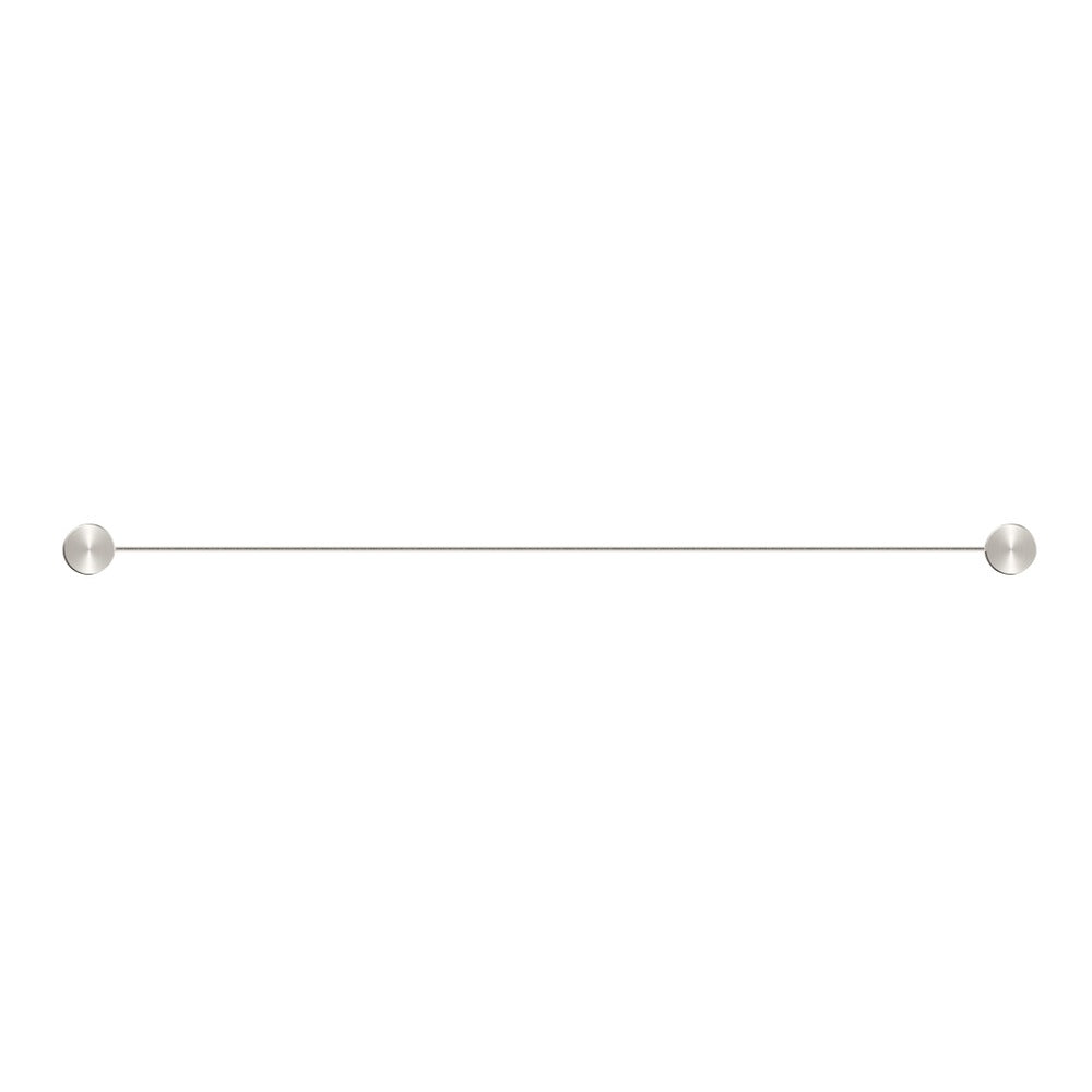 Mica Stainless Shelf - 400mm - Brushed Nickel