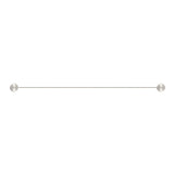 Mica Stainless Shelf - 400mm - Brushed Nickel