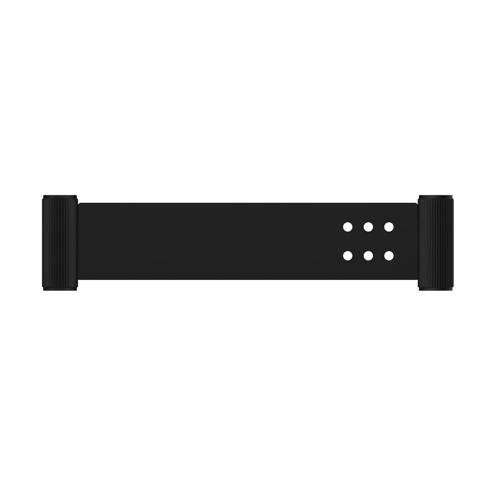 Mica Fluted Stainless Shelf - 400mm - Black