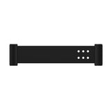 Mica Fluted Stainless Shelf - 400mm - Black