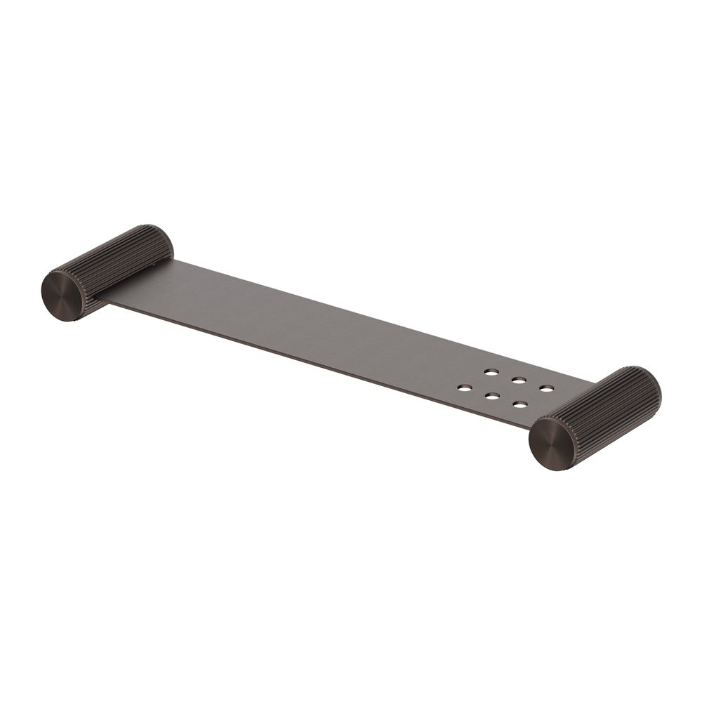 Mica Fluted Stainless Shelf - 400mm