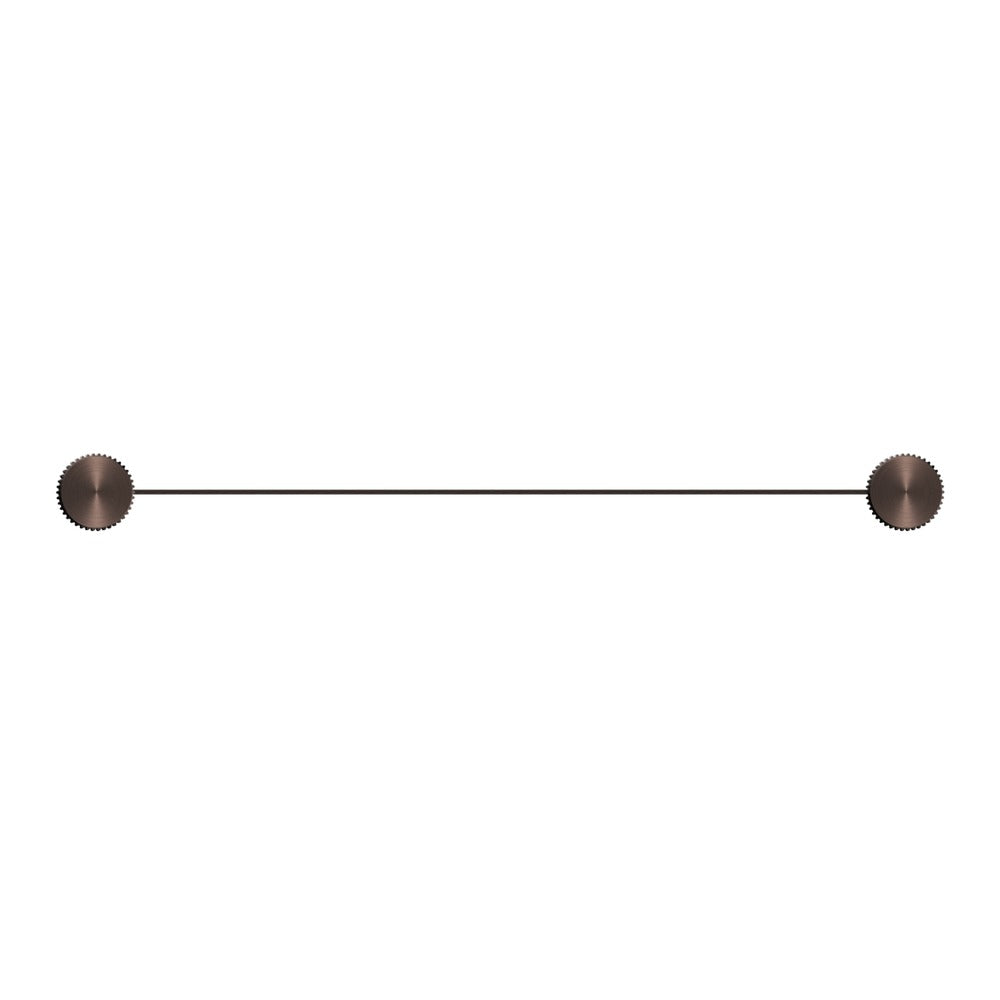 Mica Fluted Stainless Shelf - 400mm - Dusk Bronze