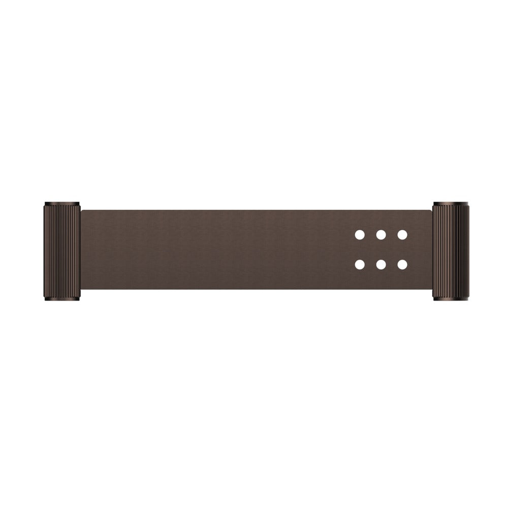 Mica Fluted Stainless Shelf - 400mm - Dusk Bronze