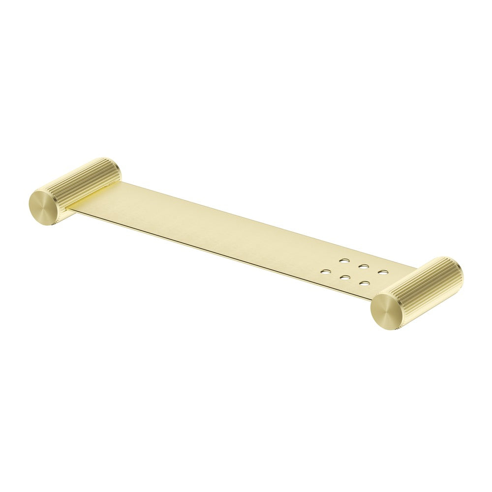 Mica Fluted Stainless Shelf - 400mm