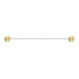 Mica Fluted Stainless Shelf - 400mm - French Gold