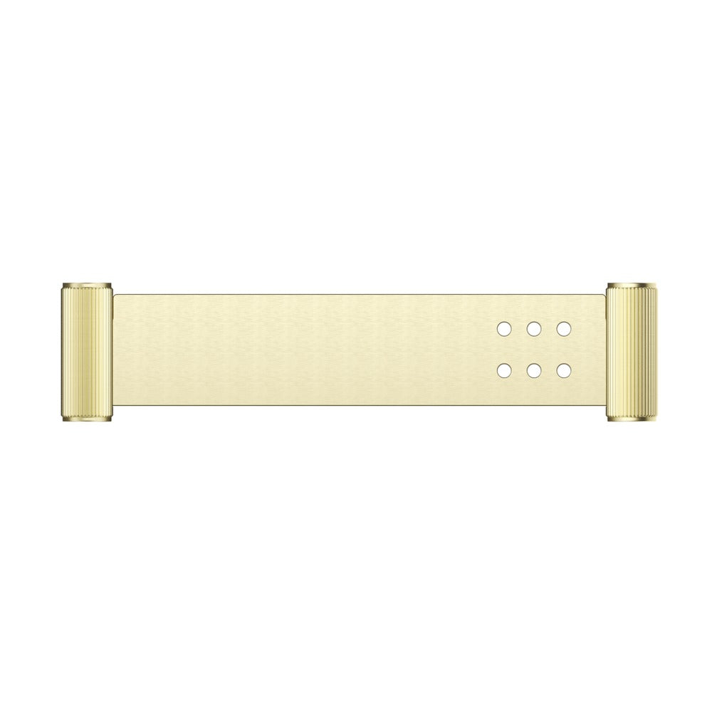 Mica Fluted Stainless Shelf - 400mm - French Gold