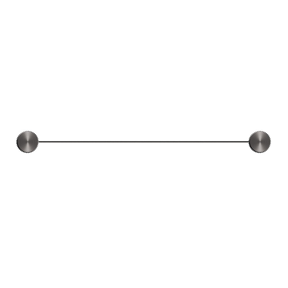 Mica Fluted Stainless Shelf - 400mm - Gunmetal