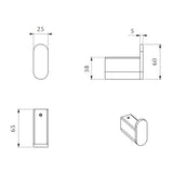 Supra Robe Hook - Chrome