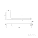 Milos Toilet Paper Holder - Chrome
