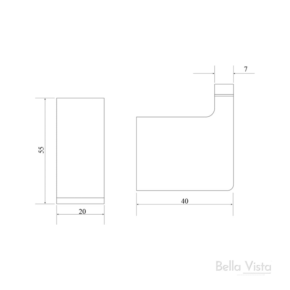 Milos Robe Hook - Chrome