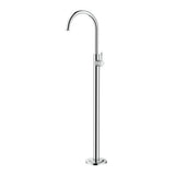 Mica Heritage Freestanding Bath Mixer in Chrome - front view