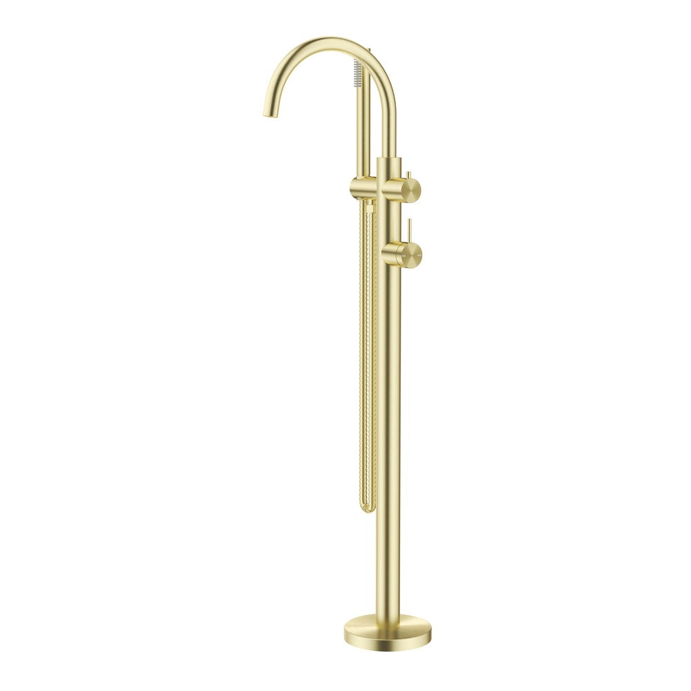 Mica Freestanding Bath Mixer with Hand Shower