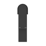 Beki Basin Mixer in Black - finish and profile close-up