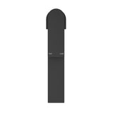 Beki Tall Basin Mixer in Black - finish and profile close-up