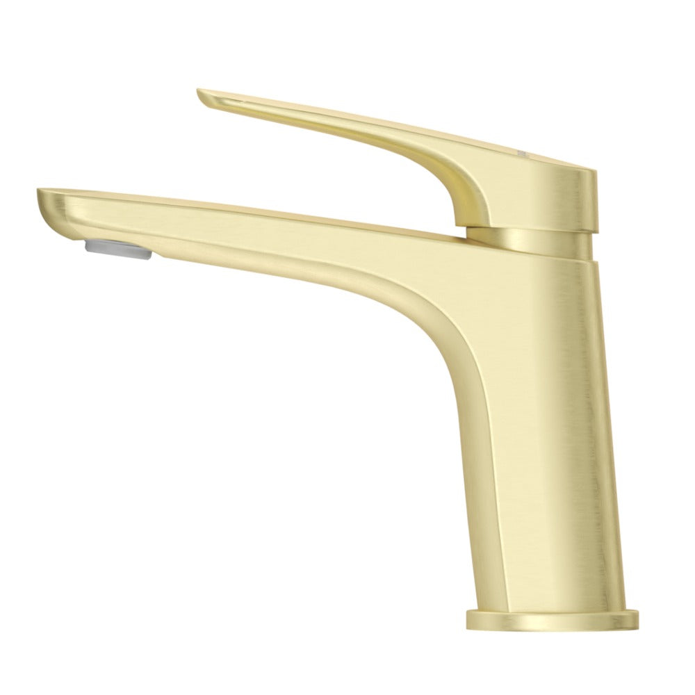 Kaza Basin Mixer - French Gold