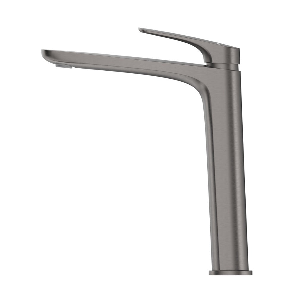 Kaza Tall Basin Mixer - Gunmetal