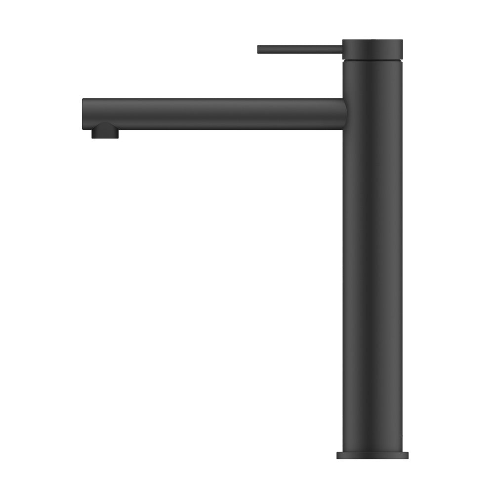 Mica Tall Basin Mixer Straight - Black