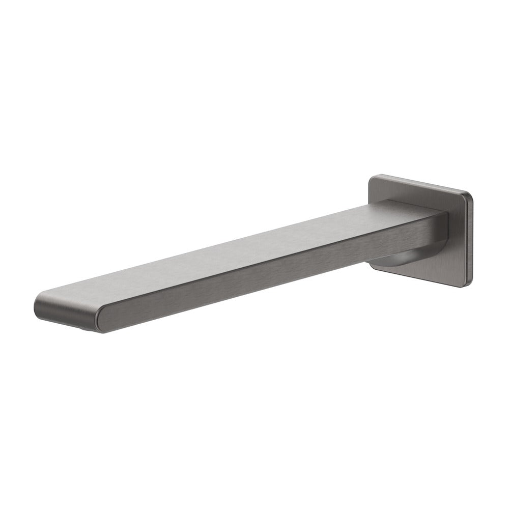 Beki Bath Spout in Gunmetal - close-up detail view