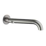 Mica Swivel Bath Spout - Curved - Brushed Nickel
