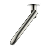Mica Swivel Bath Spout - Curved - Brushed Nickel