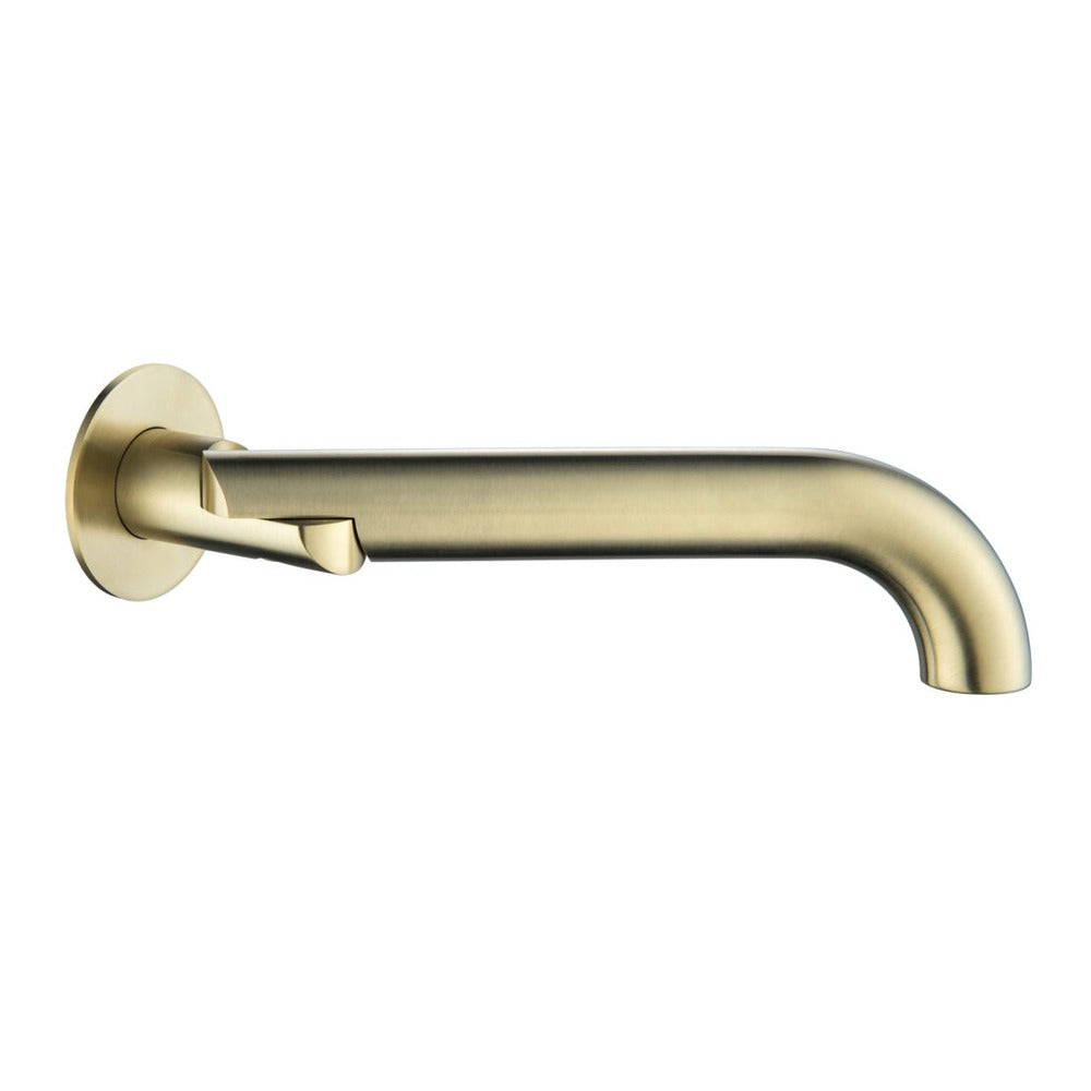 Mica Swivel Bath Spout - Curved - French Gold