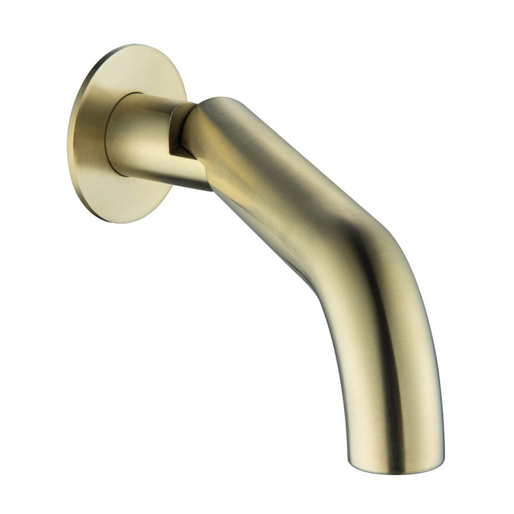 Mica Swivel Bath Spout - Curved - French Gold