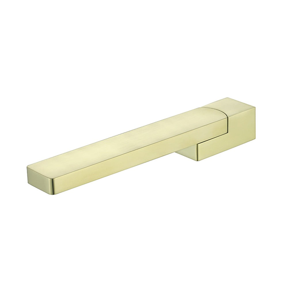 Cresta Swivel Bath Spout in French Gold - rear mounting detail