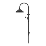 Mica Heritage Dual Shower Rail - Black