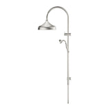 Mica Heritage Dual Shower Rail - Brushed Nickel