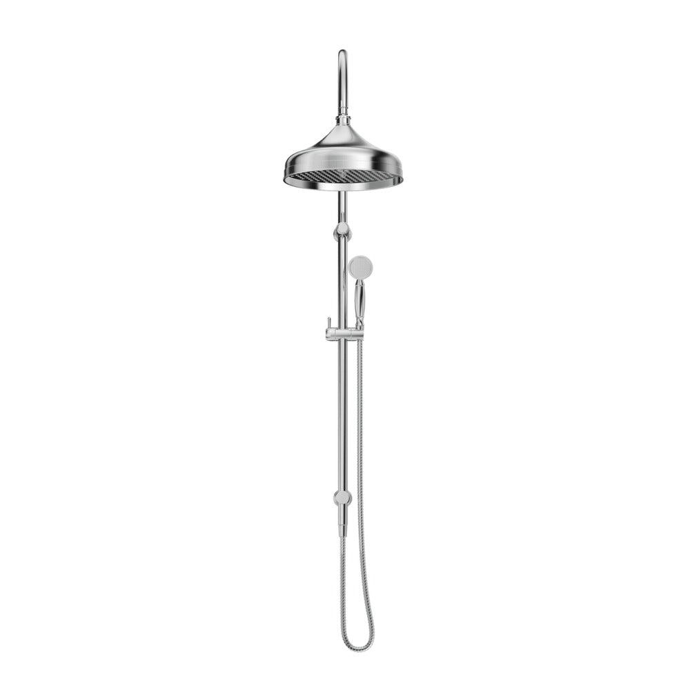 Mica Heritage Dual Shower Rail - Chrome