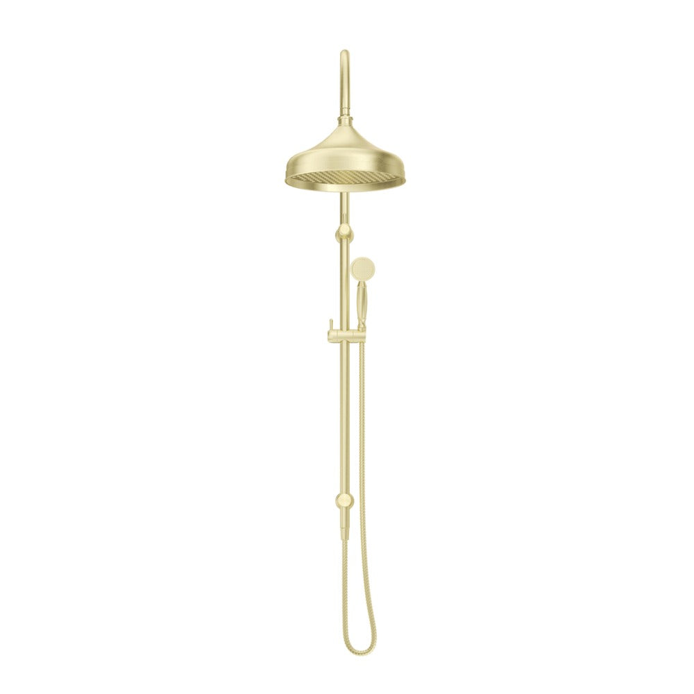 Mica Heritage Dual Shower Rail - French Gold