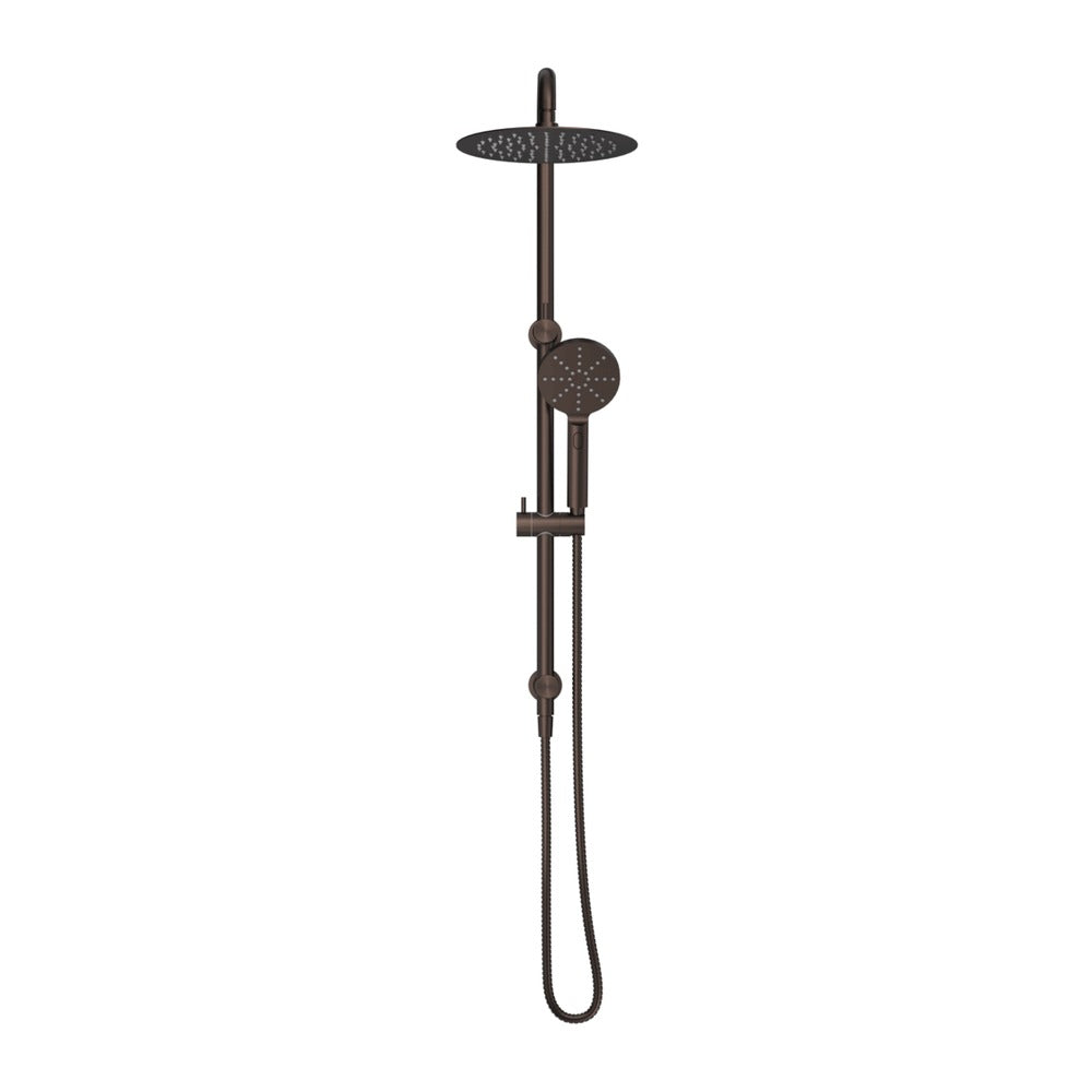Mica Dual Shower Rail - Dusk Bronze