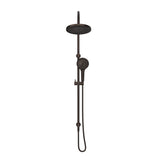 Mica Gooseneck Dual Shower Rail - Dusk Bronze
