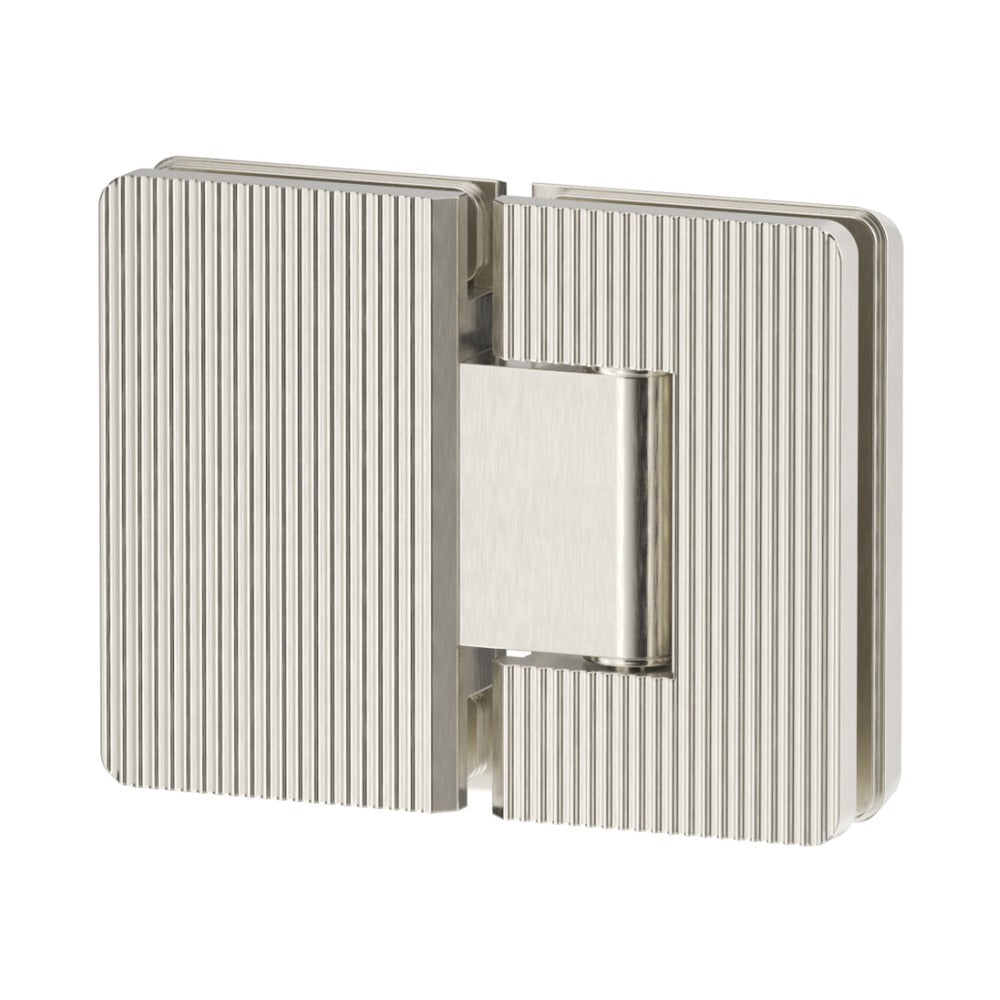 Shower Screen Hinge - Fluted - Glass To Glass