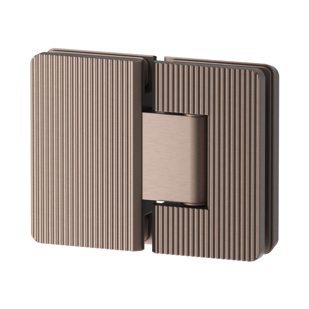 Shower Screen Hinge - Fluted - Glass To Glass