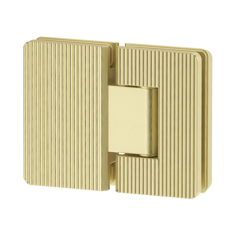 Shower Screen Hinge - Fluted - Glass To Glass