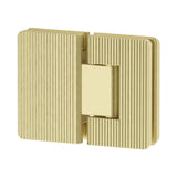 Shower Screen Hinge - Fluted - Glass To Glass