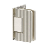 Shower Screen Hinge - Fluted - Glass To Wall