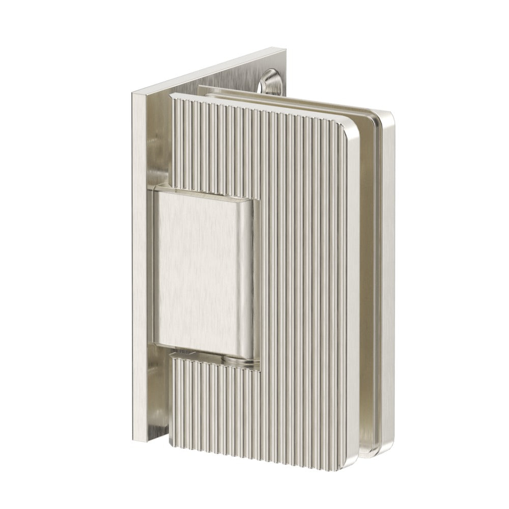 Shower Screen Hinge - Fluted - Glass To Wall