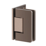 Shower Screen Hinge - Fluted - Glass To Wall