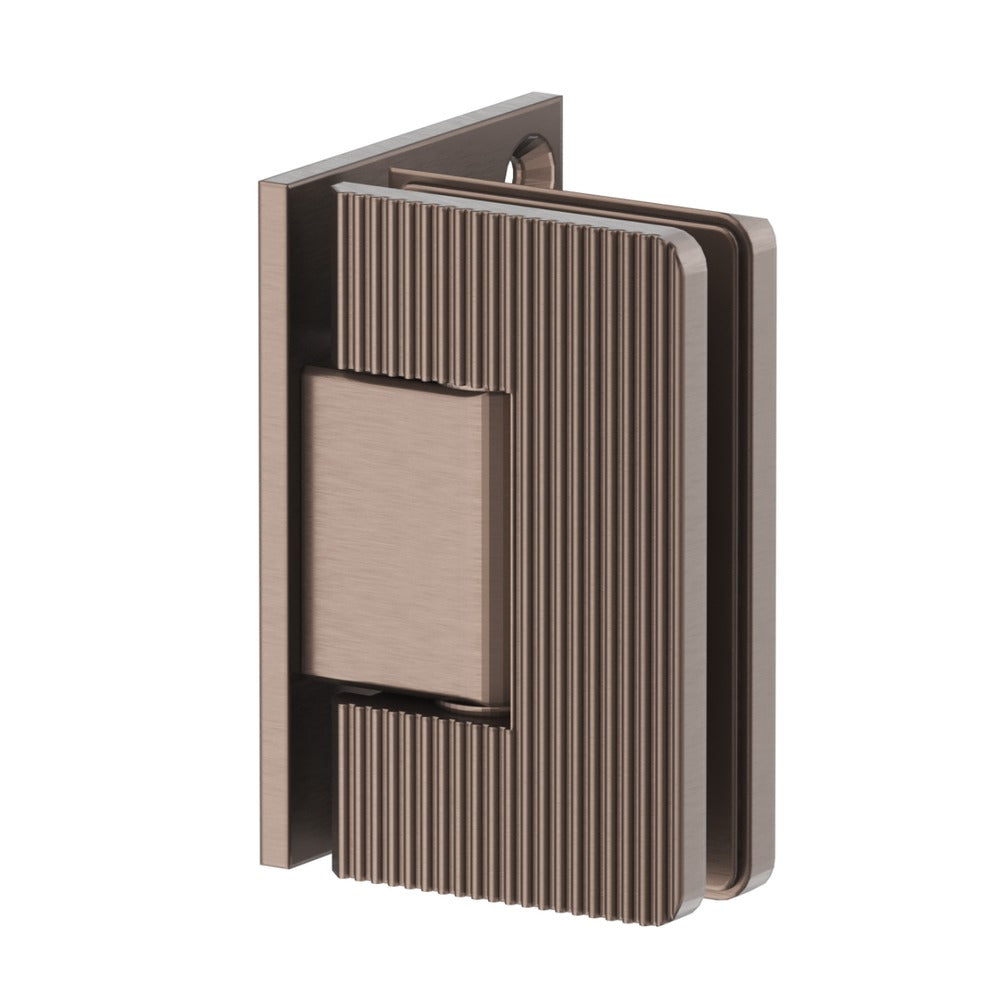 Shower Screen Hinge - Fluted - Glass To Wall