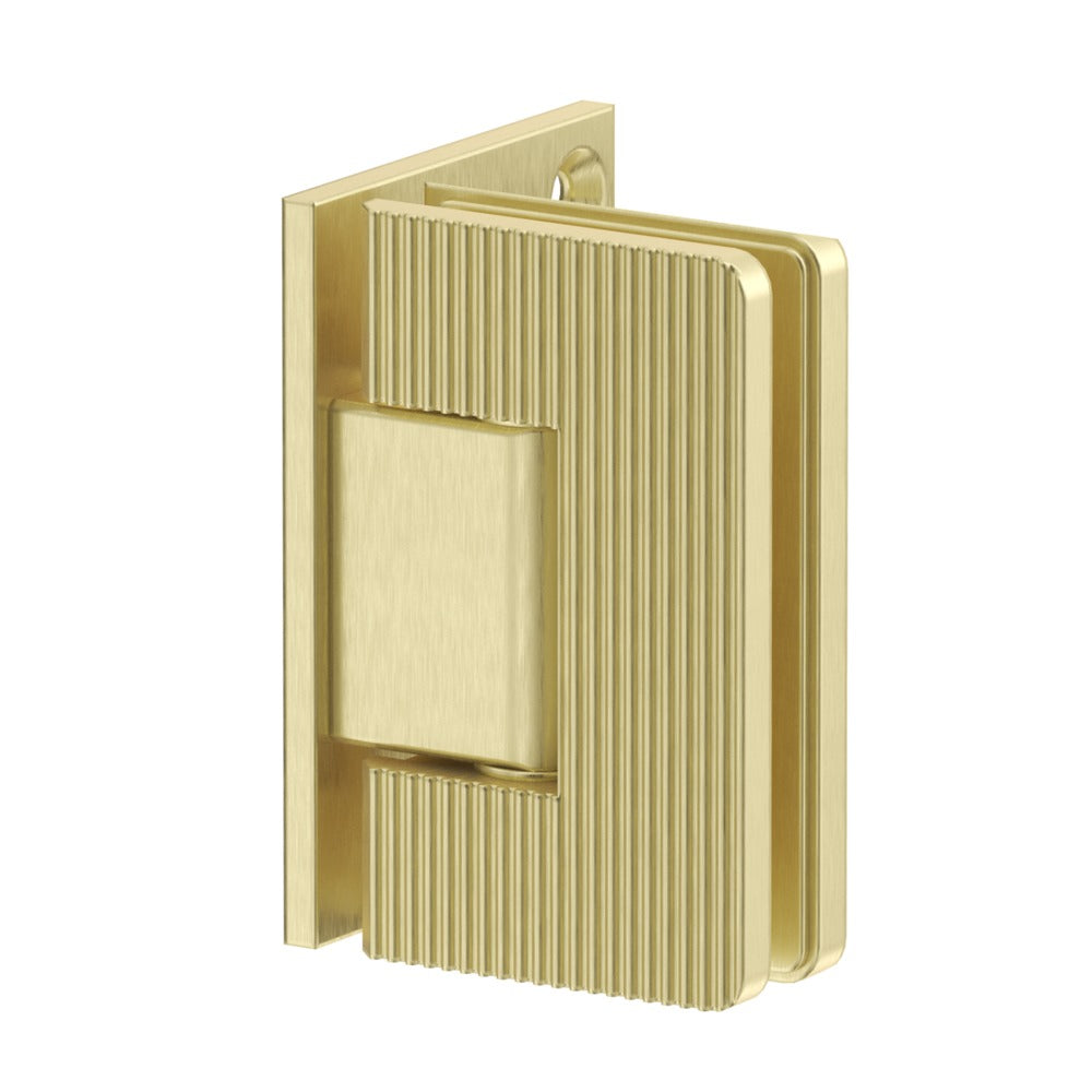 Shower Screen Hinge - Fluted - Glass To Wall