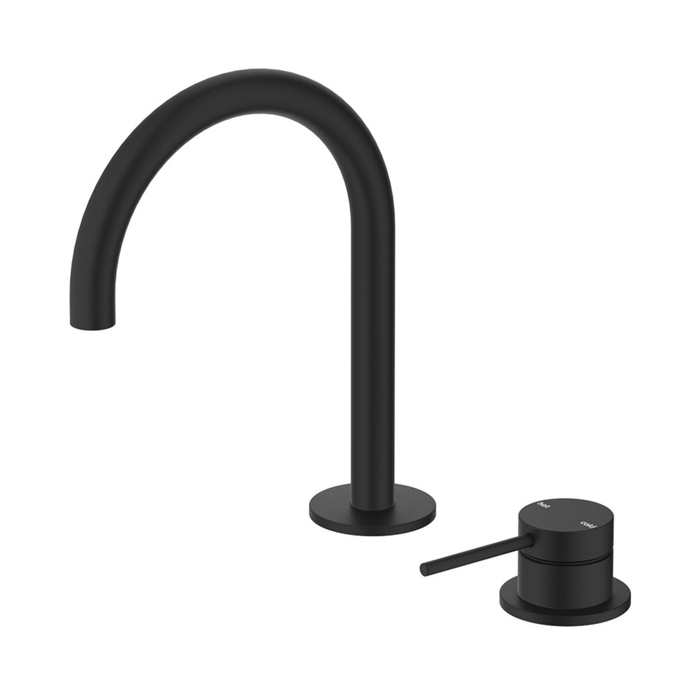 Mica Gooseneck Hob Basin Mixer Set