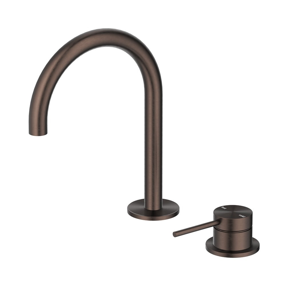 Mica Gooseneck Hob Basin Mixer Set