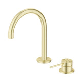 Mica Gooseneck Hob Basin Mixer Set