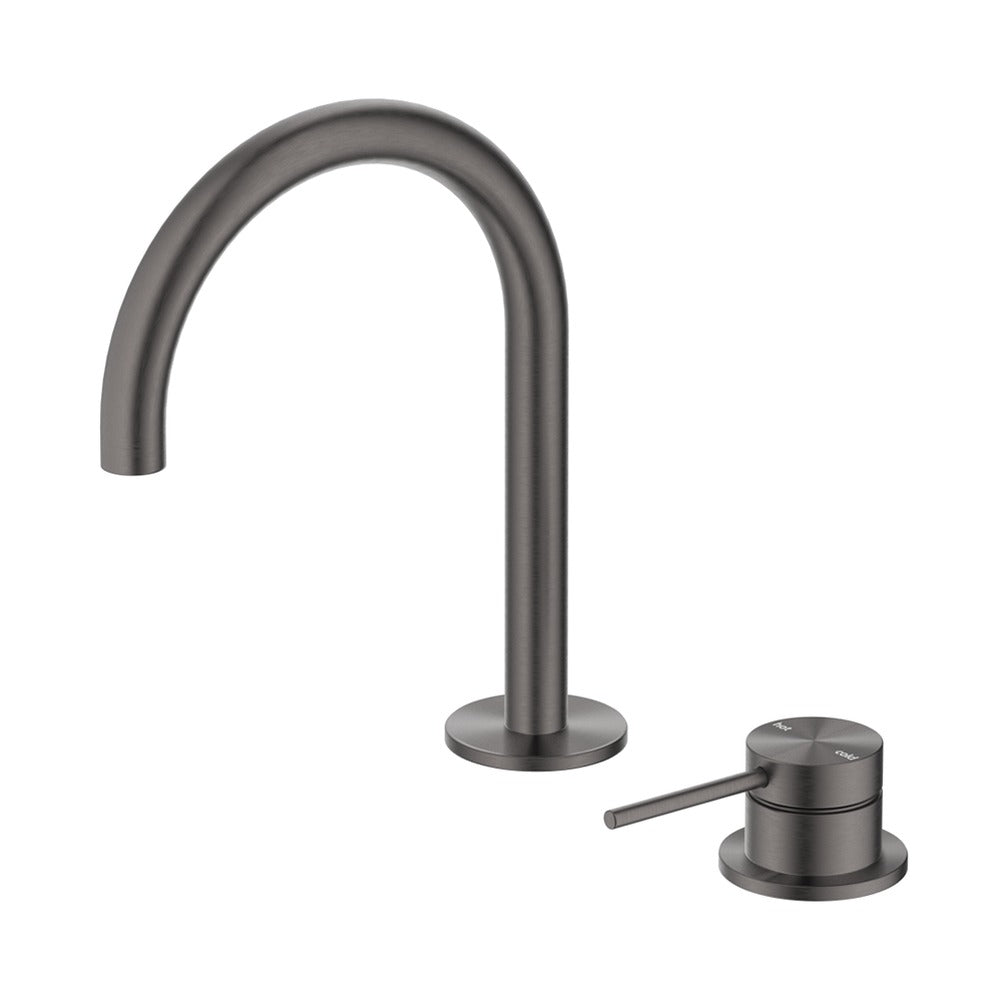 Mica Gooseneck Hob Basin Mixer Set