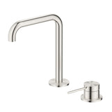 Mica Soft-Square Hob Basin Mixer Set